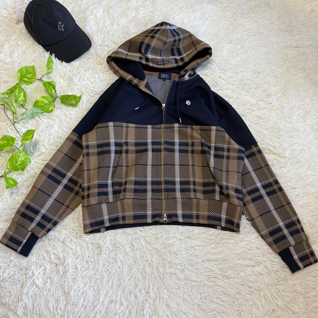 【パーリーゲイツ】極美品 セットアップ 秋ウェア 1サイズ レディース