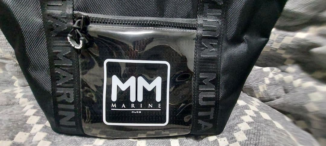 MUTA MARINE ブラック ミニトートバッグ