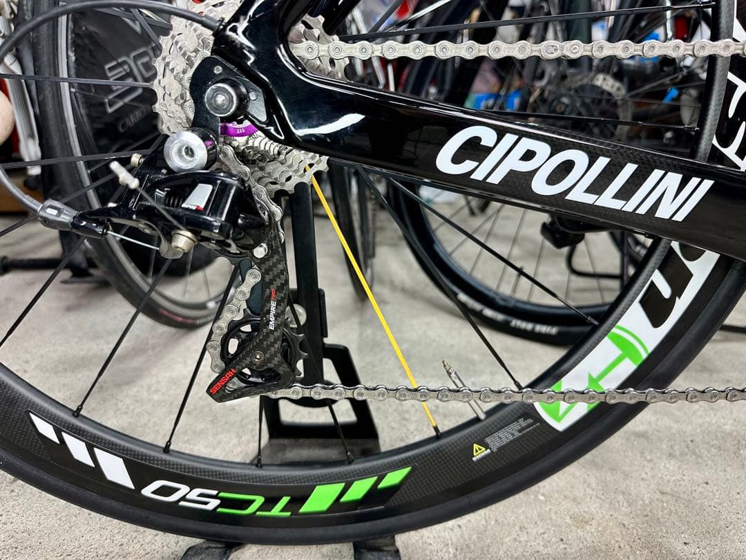 分解発送送料無料CIPOLLINI RB1Kタイプ中華カーボン カーボンホイール