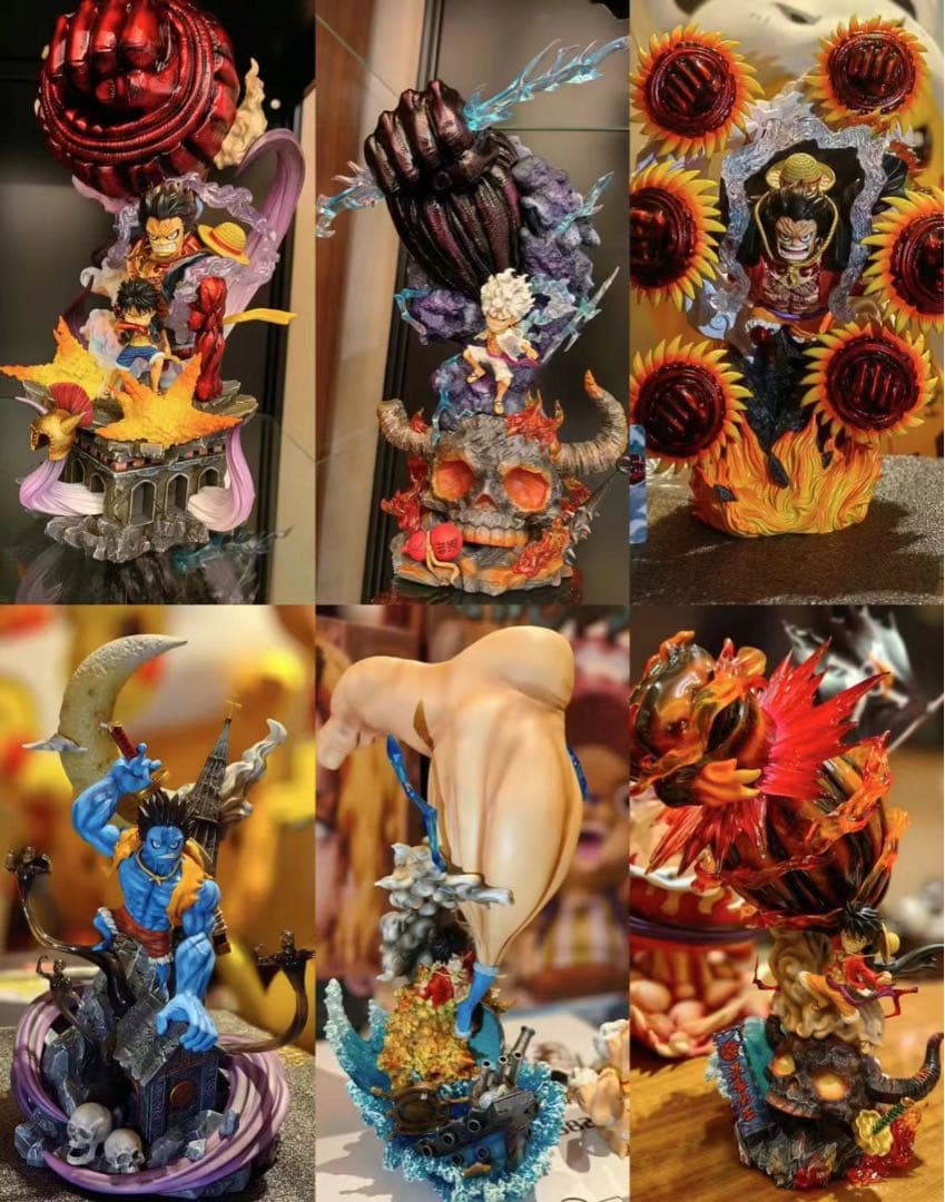 ワンピース ルフィ ガレージキット ガレキ スタチュー⑥②