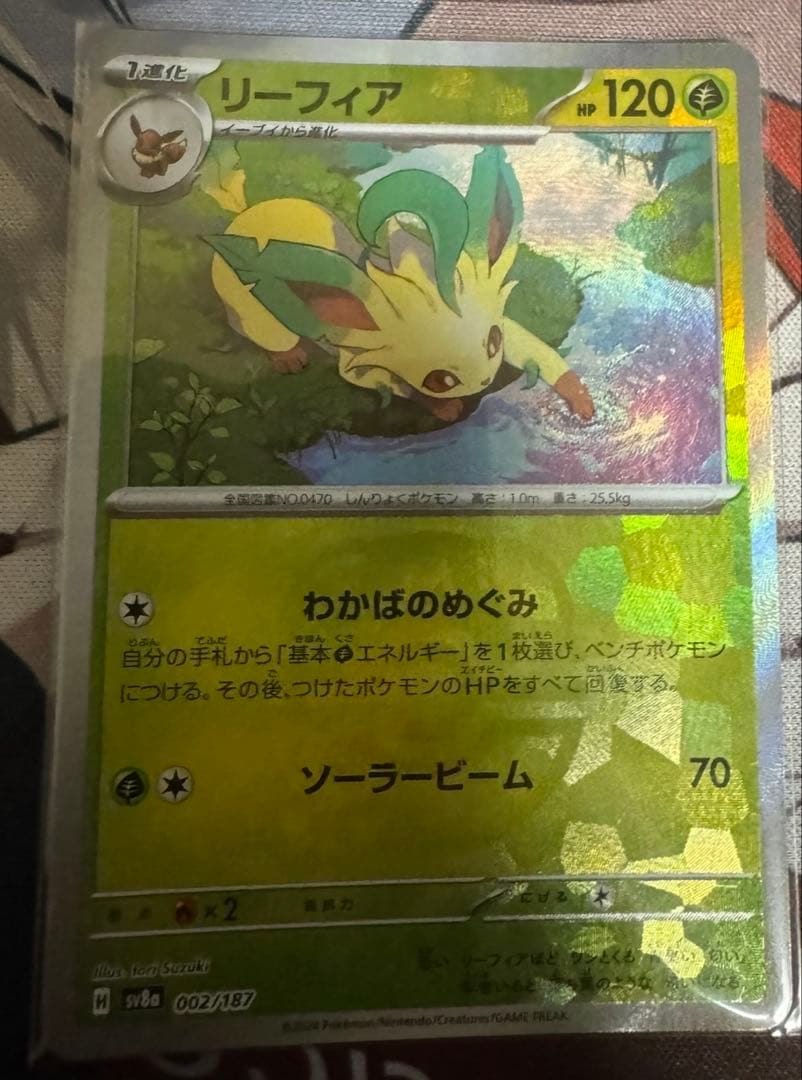 ポケモンカード メガリザードンX ex SAR リーフィア マスターボールミラー