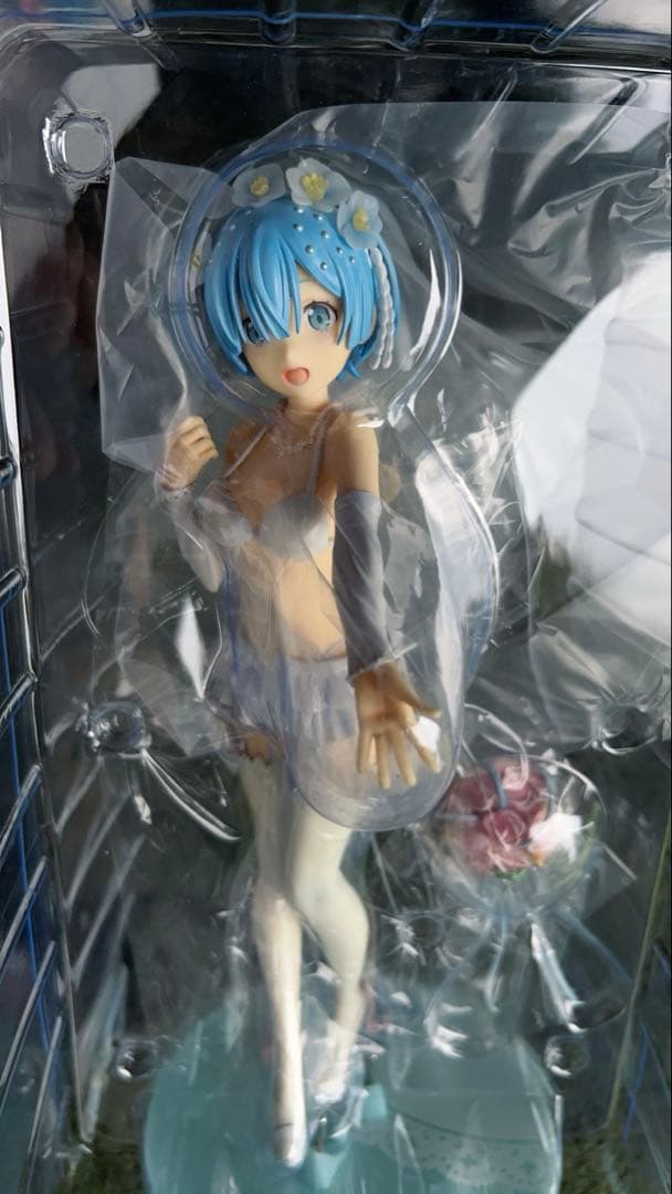 ファット 撮影のため一度のみ開封Re:ゼロ レム ウェディングドレス フィギュア