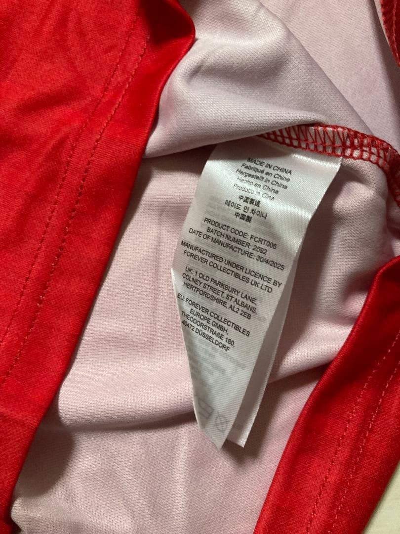 【新品未使用タグ付き】マンチェスターユナイテッド96-98復刻ホームユニフォーム