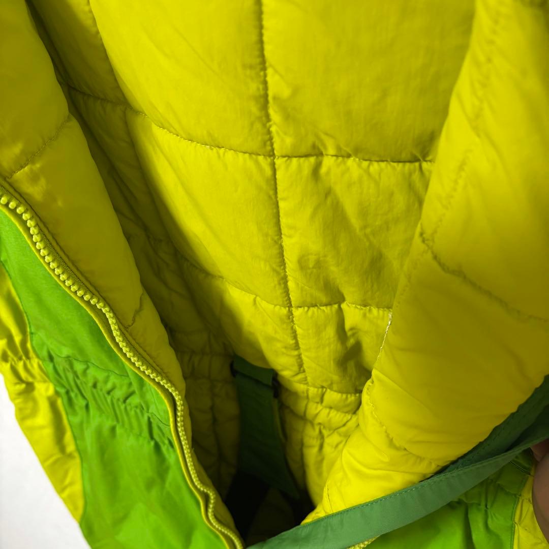 mont-bell キッズ フード付きジャンプスーツ 110 グリーン