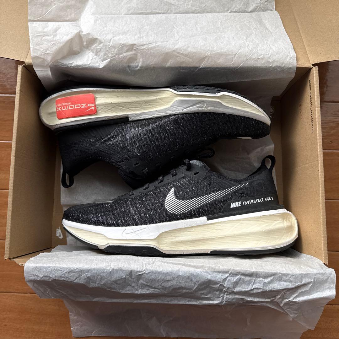 Nike Invincible Run ブラック 28.0cm