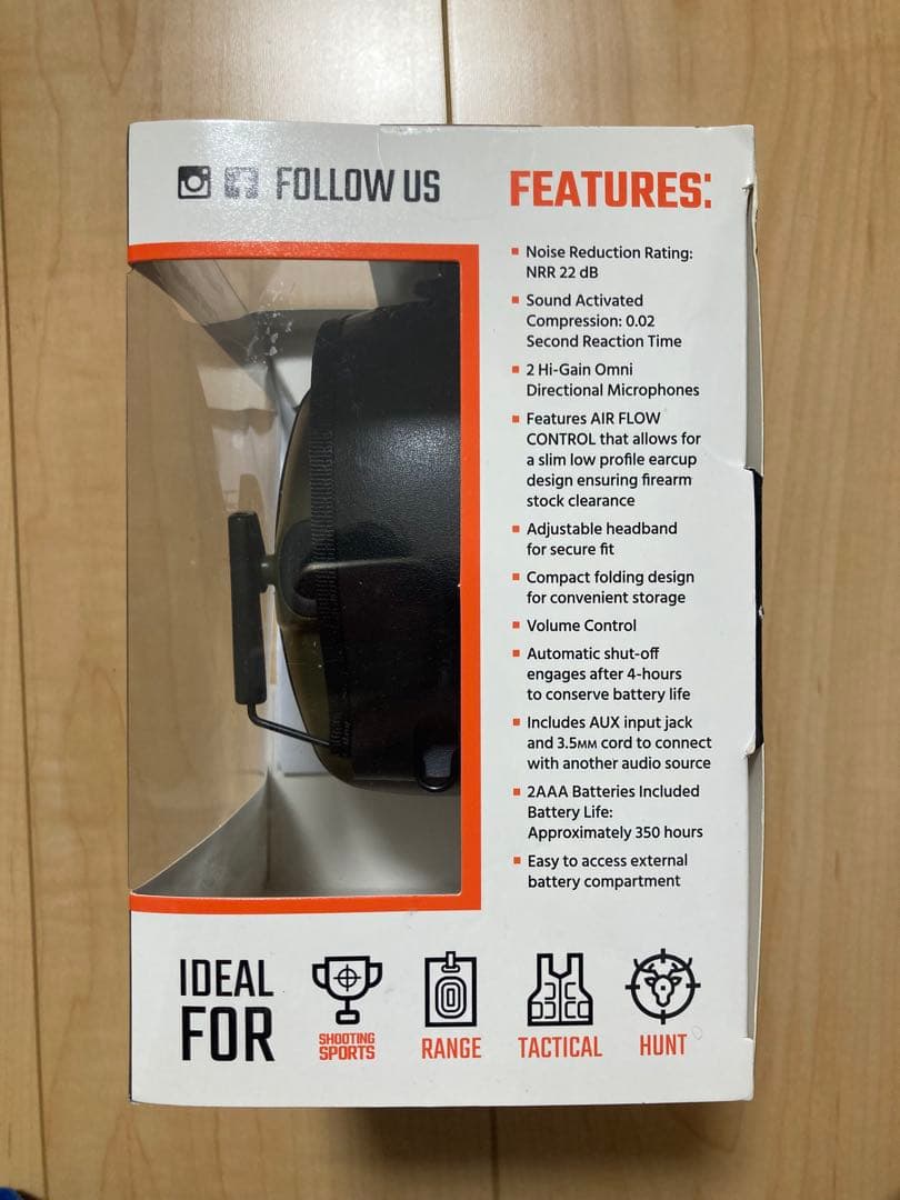 個人装備 Howard Leight 22NRR Impact Sport