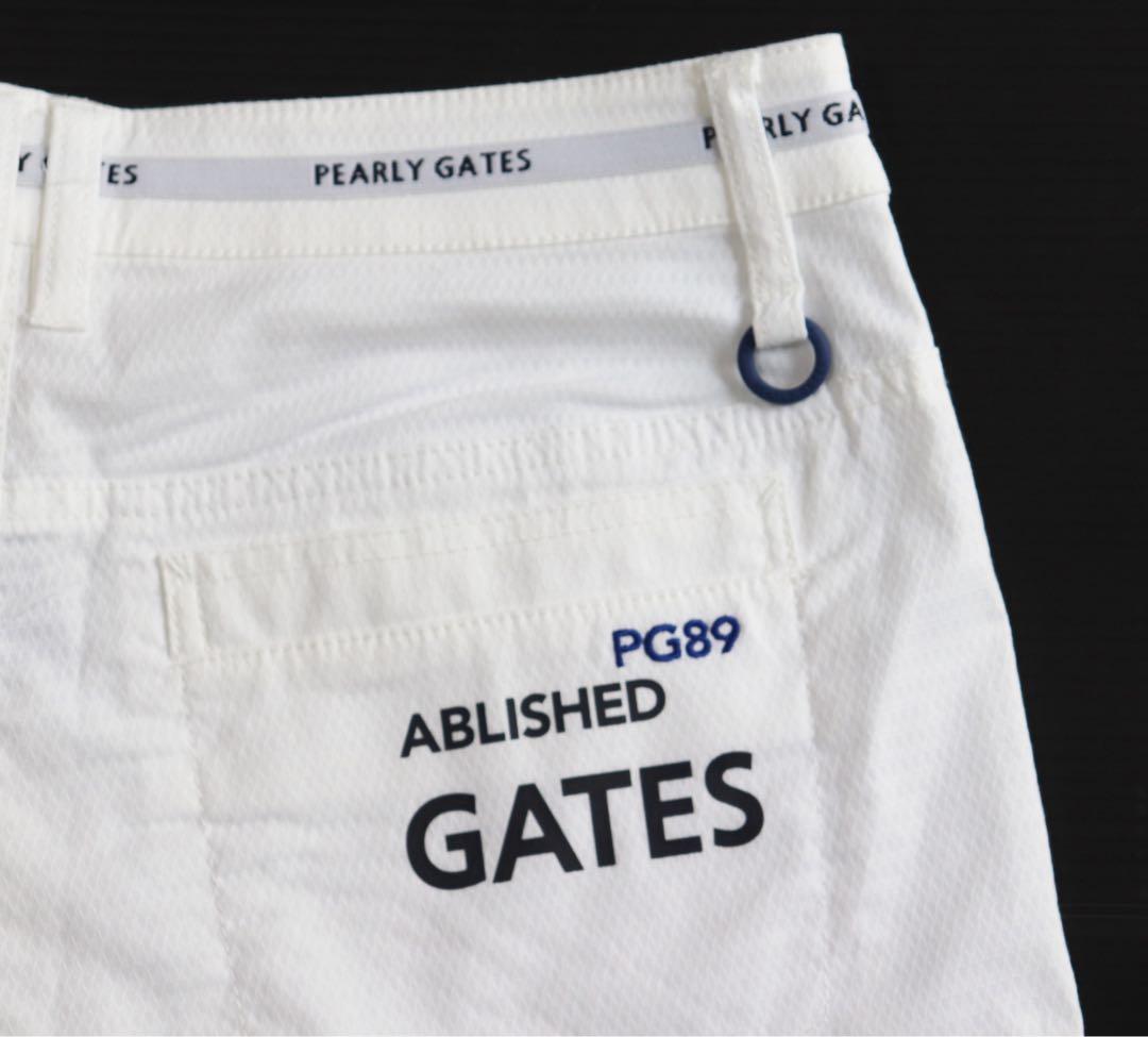 《パーリーゲイツ》未使用 ティー付き ストレッチショートパンツ 1(W74)