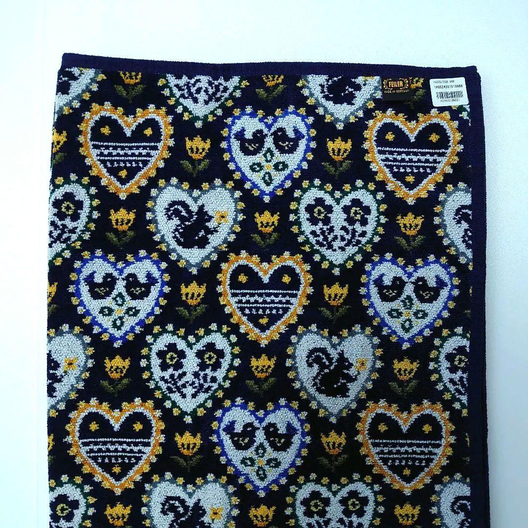 匿名配送☆新品☆フェイラー　ピックオンニ　プティクロス　ネイビー