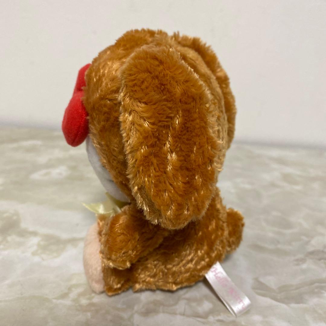 激レア！ハローキティ着ぐるみ うさぎ ぬいぐるみ もこもこ ハート型タイガーアイ