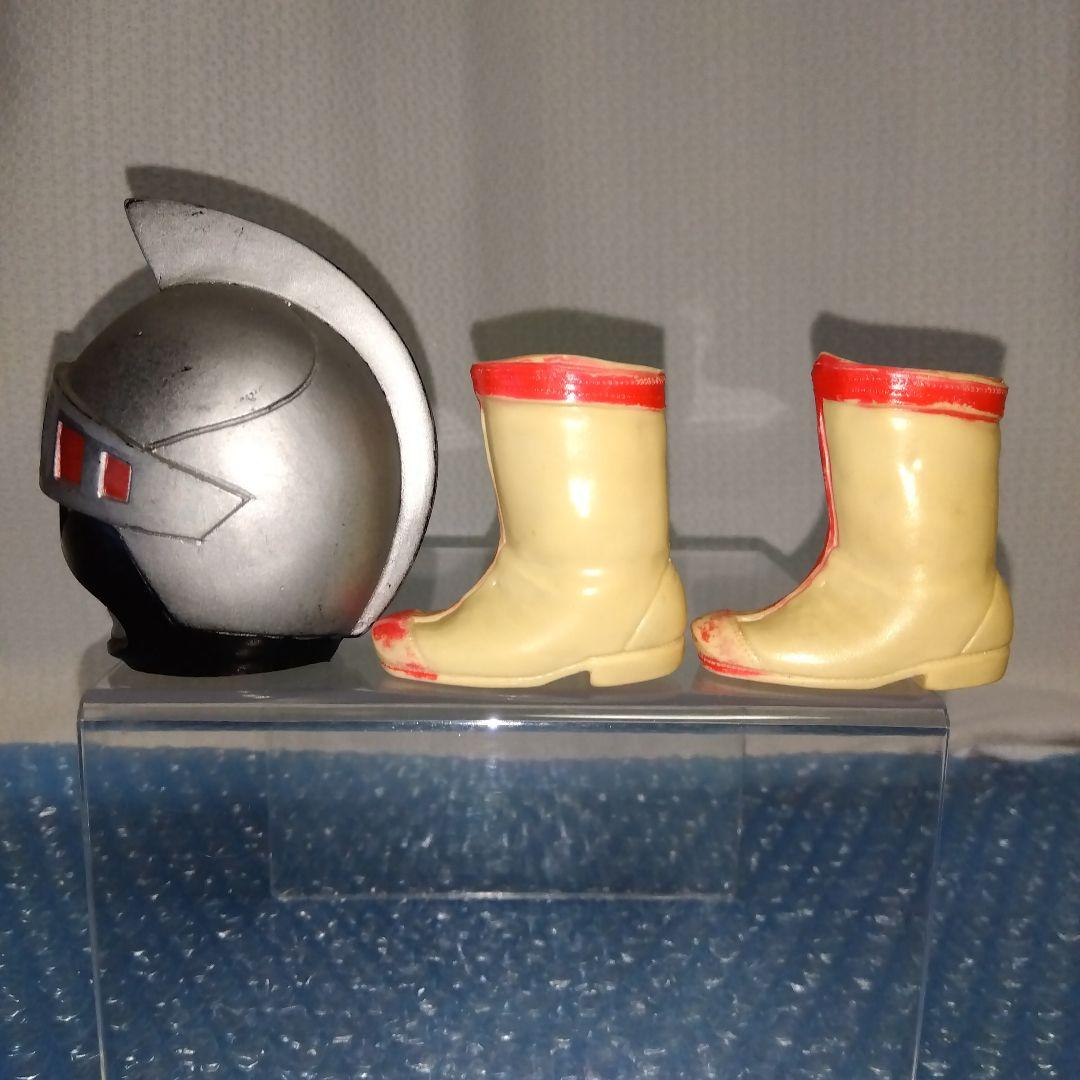 旧バンダイ　シルバー仮面　スタンダードソフビ　当時物　マルサン　ブルマァク