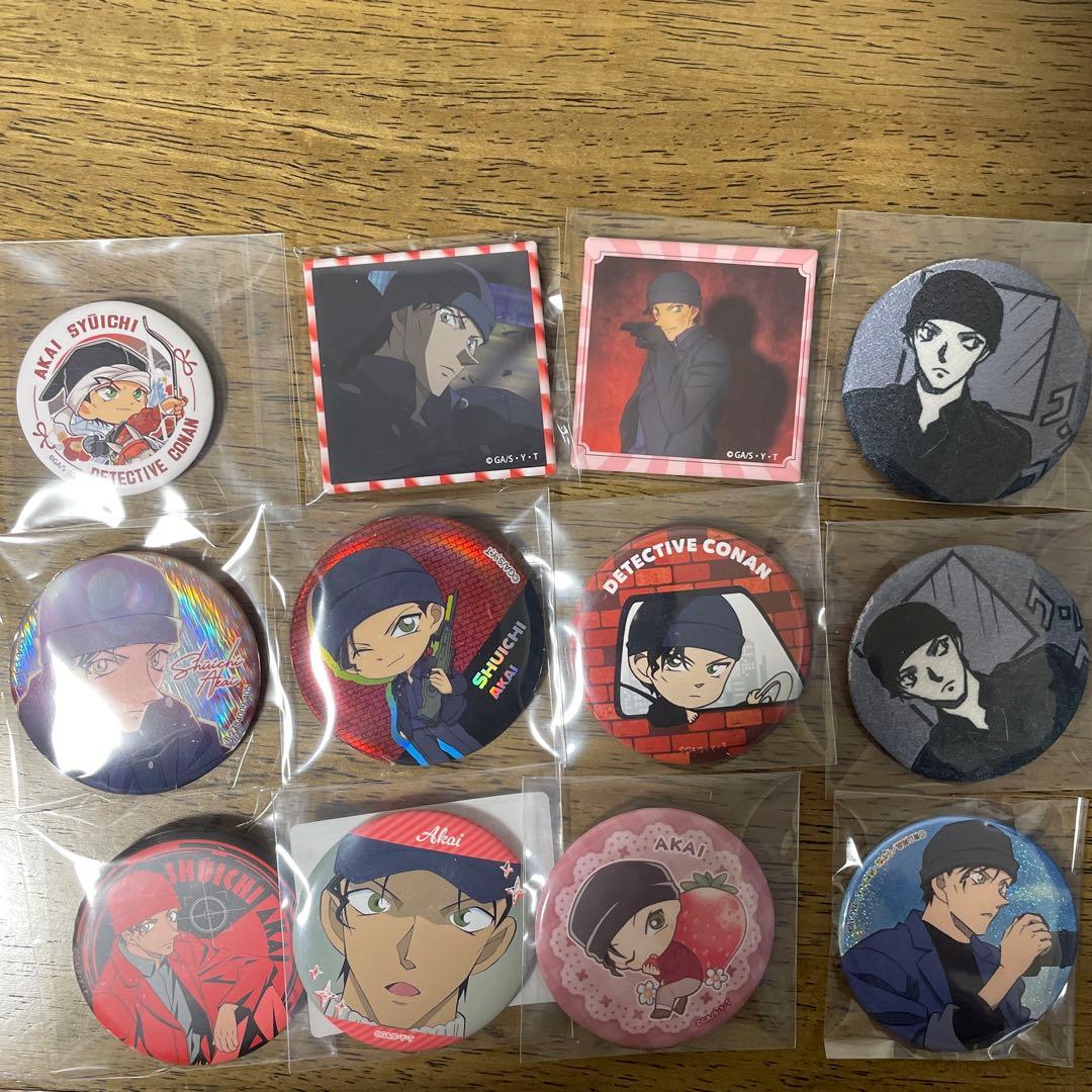 名探偵コナン 赤井秀一缶バッジ27点セット