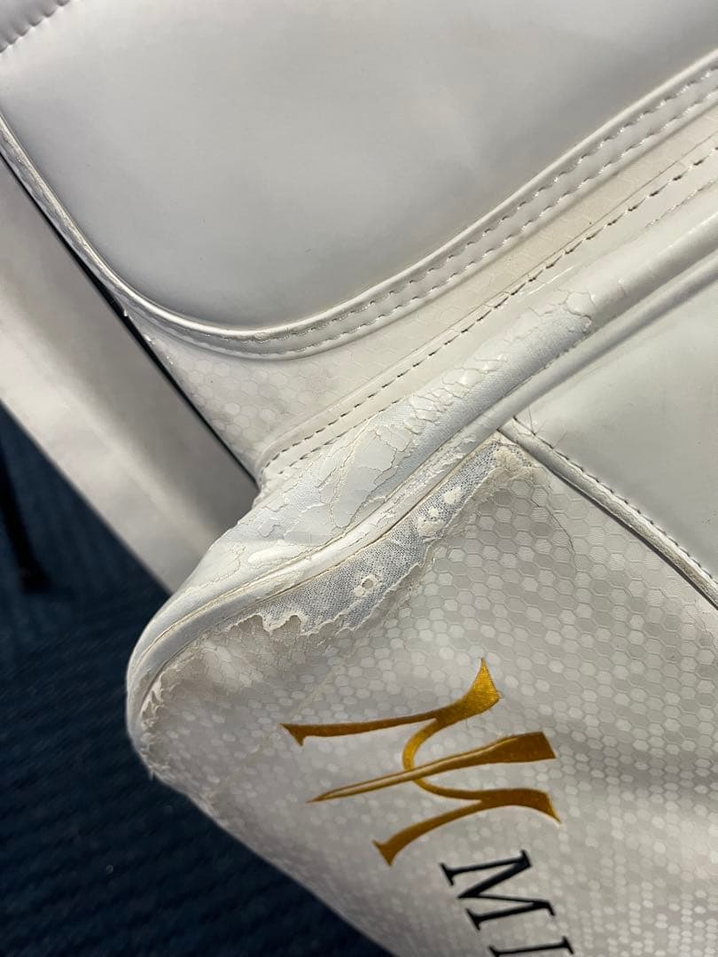 MIURA ホワイト ゴルフバッグ