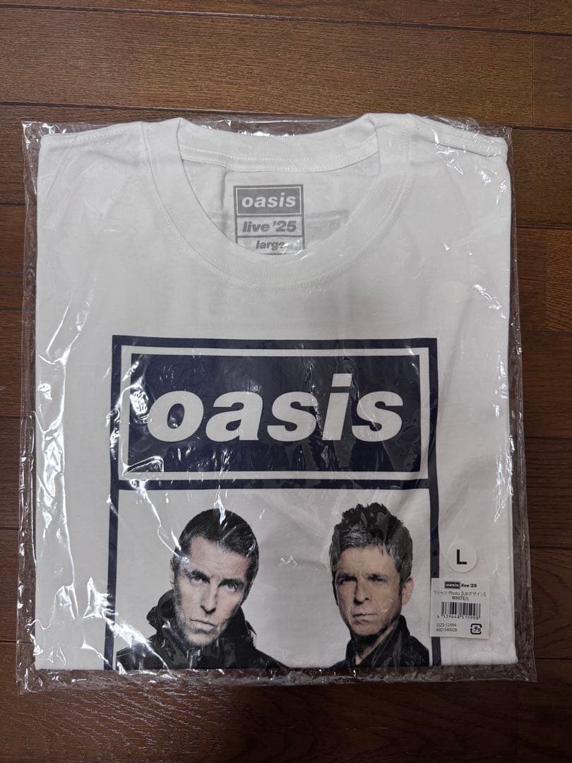 【新品未開封】oasis live'25 Tシャツ Photo UKデザイン L