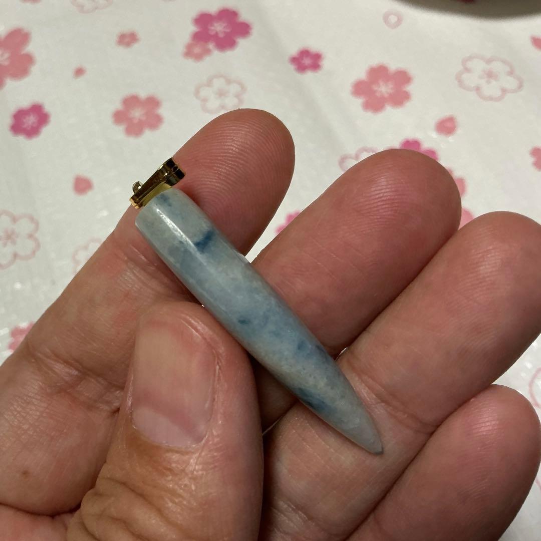 【専用】糸魚川翡翠　コン沢　ネックレストップ（101）