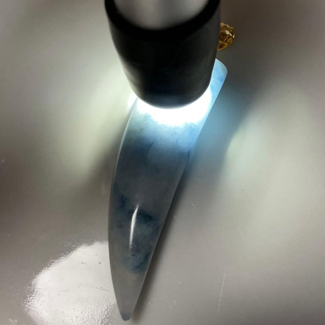 【専用】糸魚川翡翠　コン沢　ネックレストップ（101）