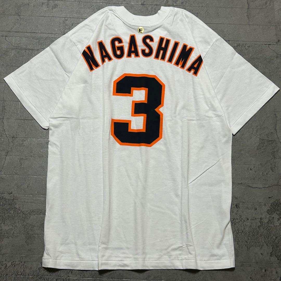 激レア アイテム 読売ジャイアンツ 長嶋茂雄 ネーム入 Tシャツ 一球製 L相当