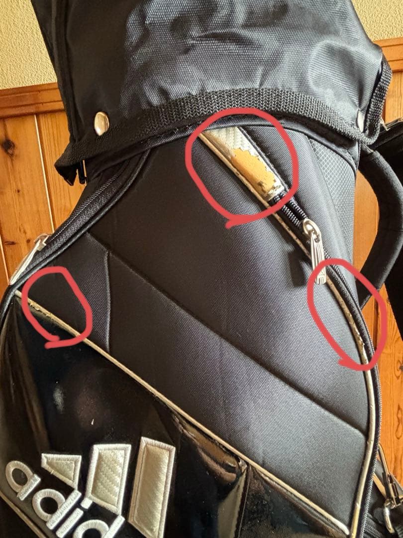 ゴルフバッグ　キャディバッグ　adidas