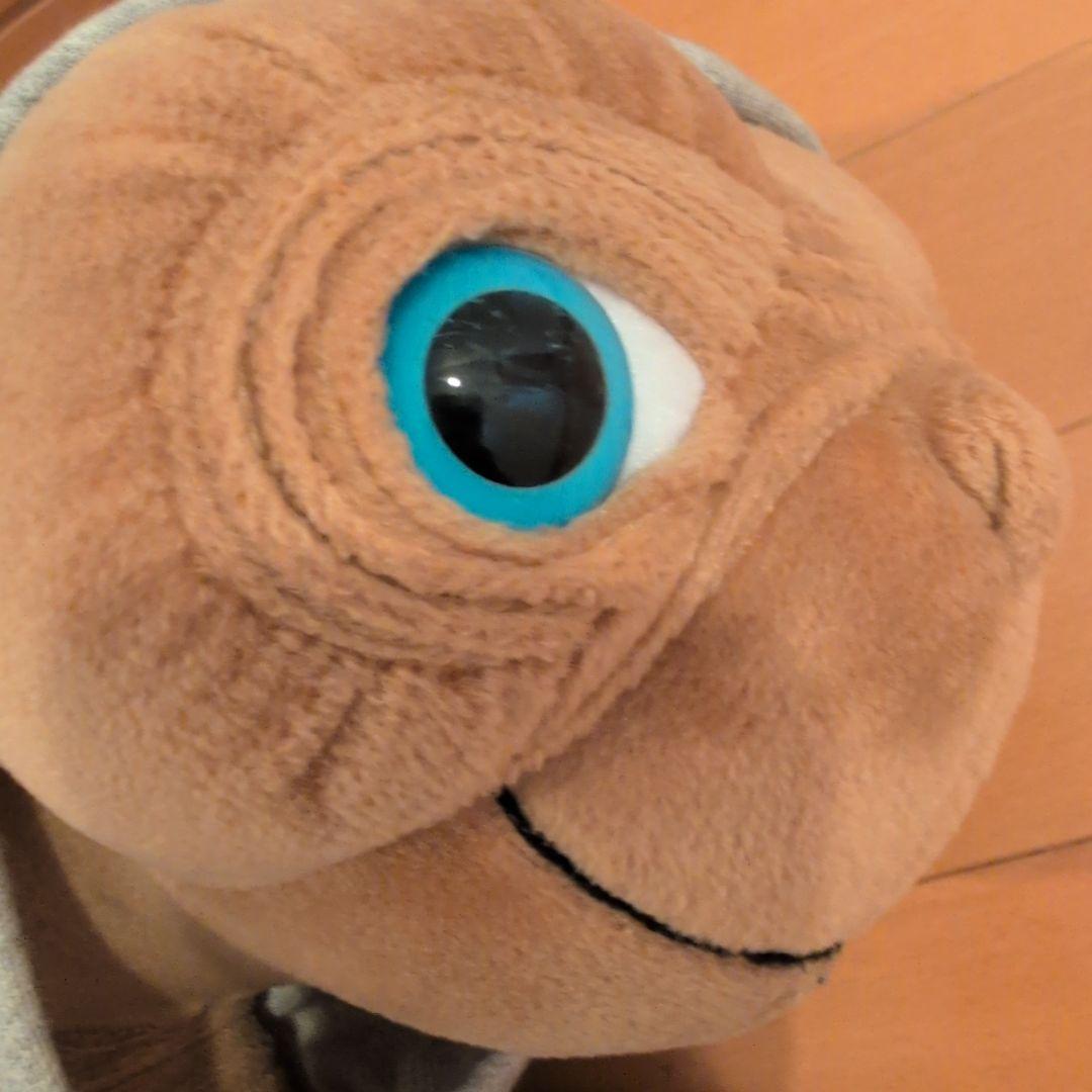 [E.T.]　特大フード付きぬいぐるみ　約55cmのサイズ