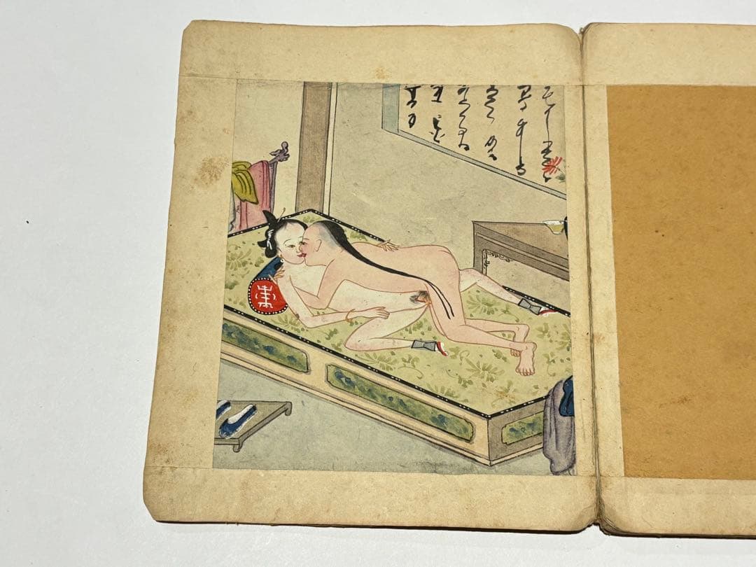 「閨房秘戯」中国春画 手書き 10図1冊|唐本 艶本 秘画