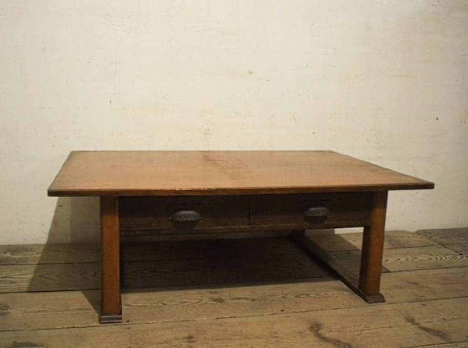 1055 ヴィンテージ　文机　ローテーブル　ちゃぶ台　陳列台　古家具　レトロ