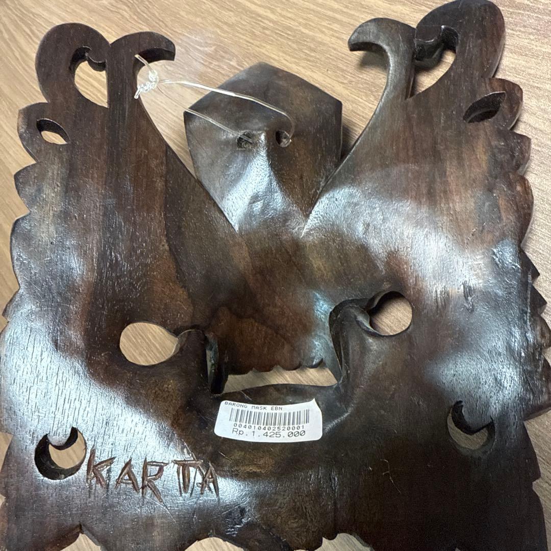 バロンマスク 木製　インドネシア製