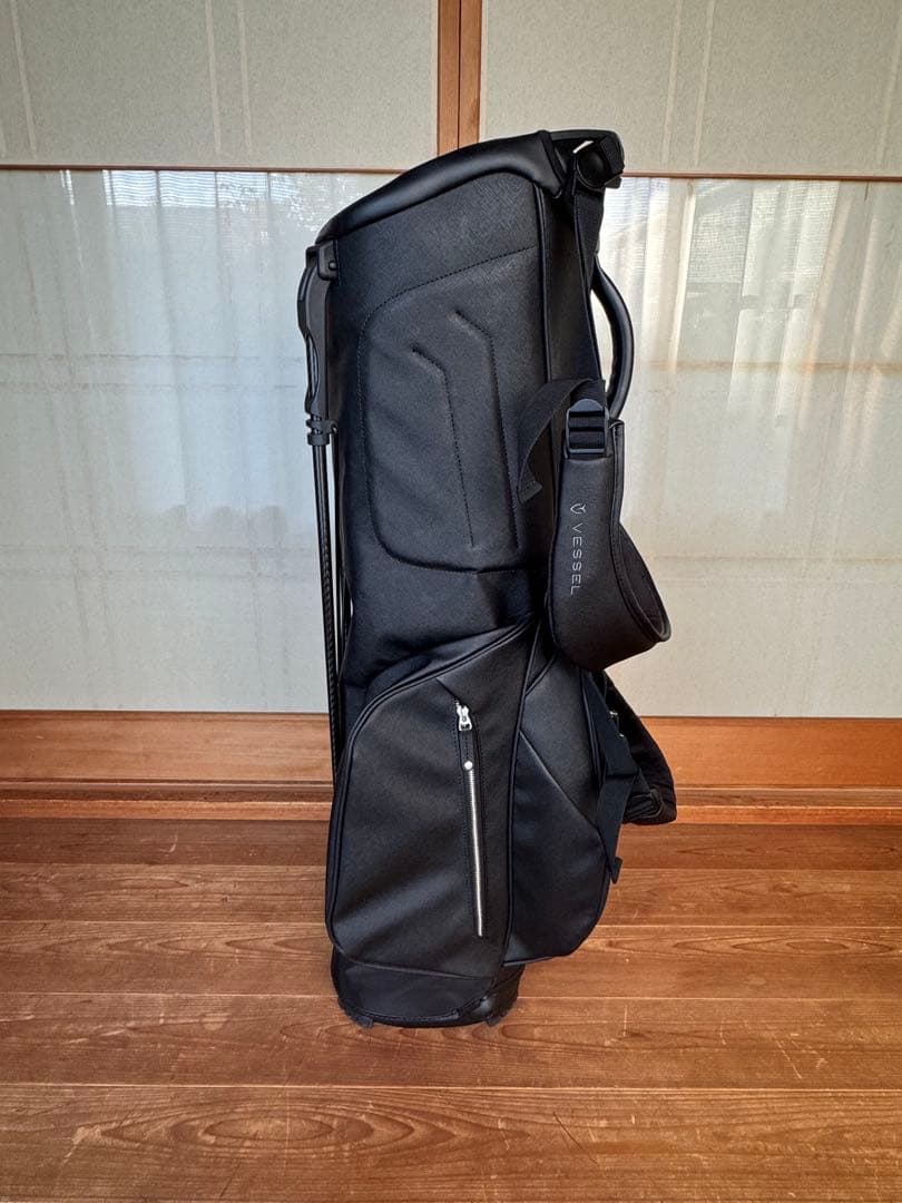 vessel ベゼル　ゴルフバッグ　7.5型　ブラック