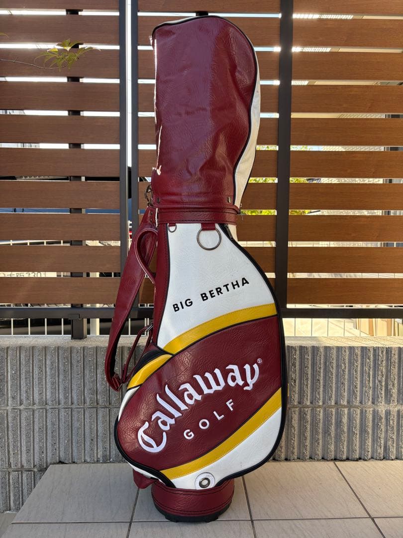 Callawaygolf BIG BERTHA レザーキャディバッグ レア 美品