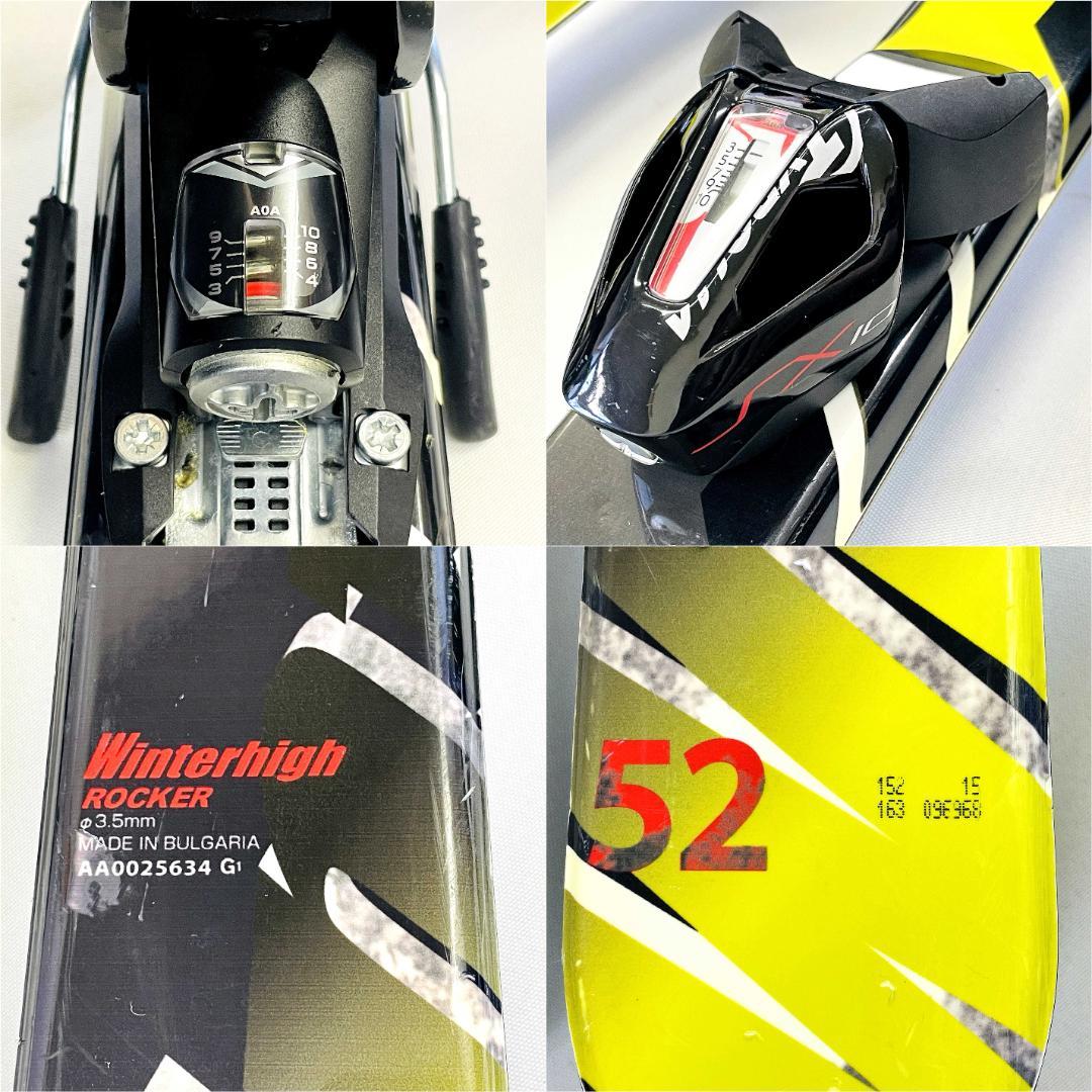 KAZAMA スキーセット 152cm ビンディング27.5〜31cm バッグ付