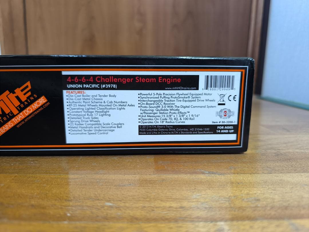 MTH チャレンジャー蒸気機関車 DCCサウンド スモーク