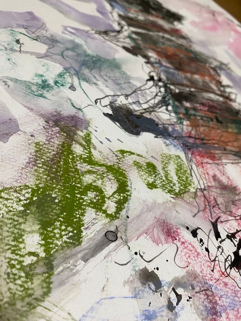 値下げあり　真作 絵画 日本画 アート イラスト ポスター 三重塔