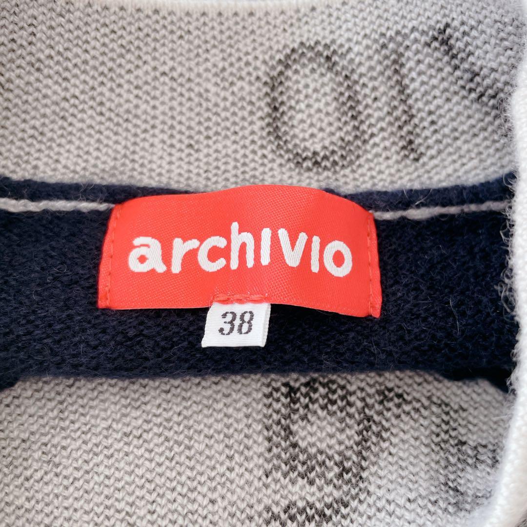 新品２４FW archivio カシミヤ100％ハイネックセーター 38号