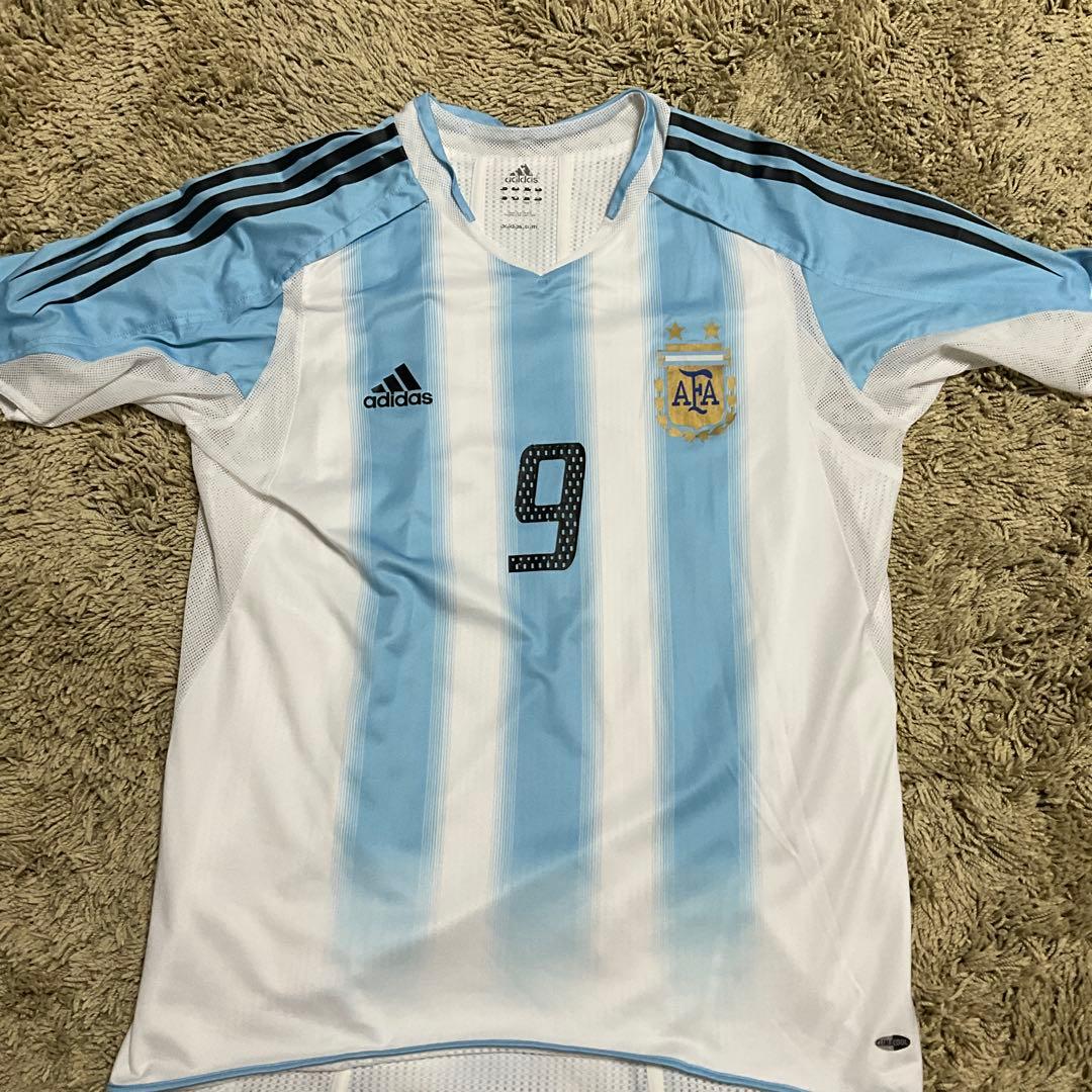 adidas アルゼンチン代表 オーセンティックユニフォームシャツ 9クレスポ
