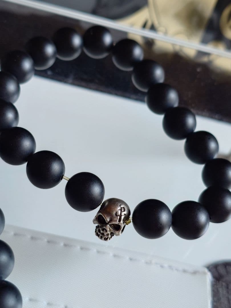 氷室京介 Personal Jesus オニキス スカルブレスレット初期型 2種