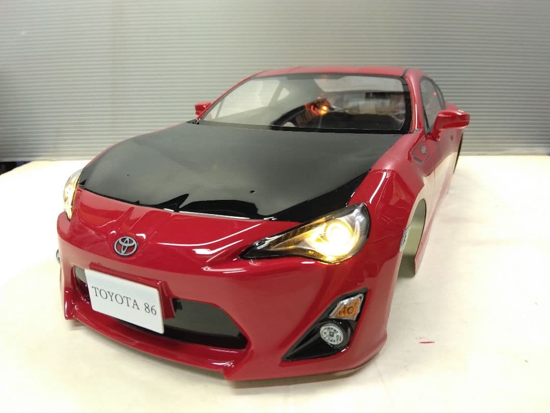 タミヤ　ラジコンボディ　トヨタ86 LED装着　未使用　未装着　完成品
