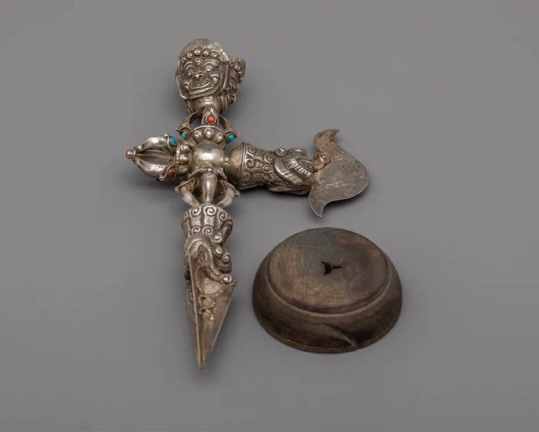 チベット　密教　法具　プルパ　パラシュ　アンティーク