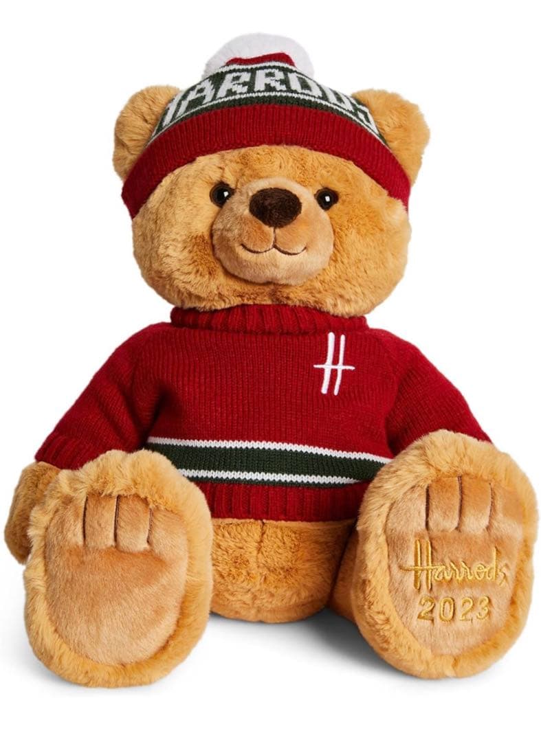 ハロッズ テディベア 2023年 クリスマスベア くまさん ぬいぐるみ