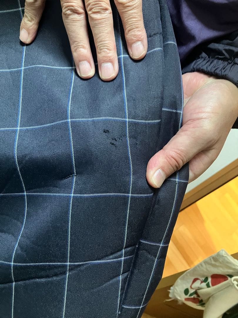 ダンロップXXIO チェック柄キャディバッグ ネイビー GGC-X142