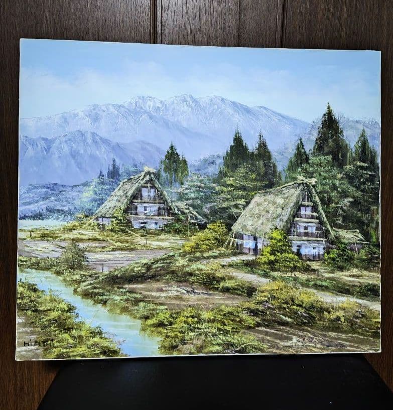 松本弘　F10　合掌造り