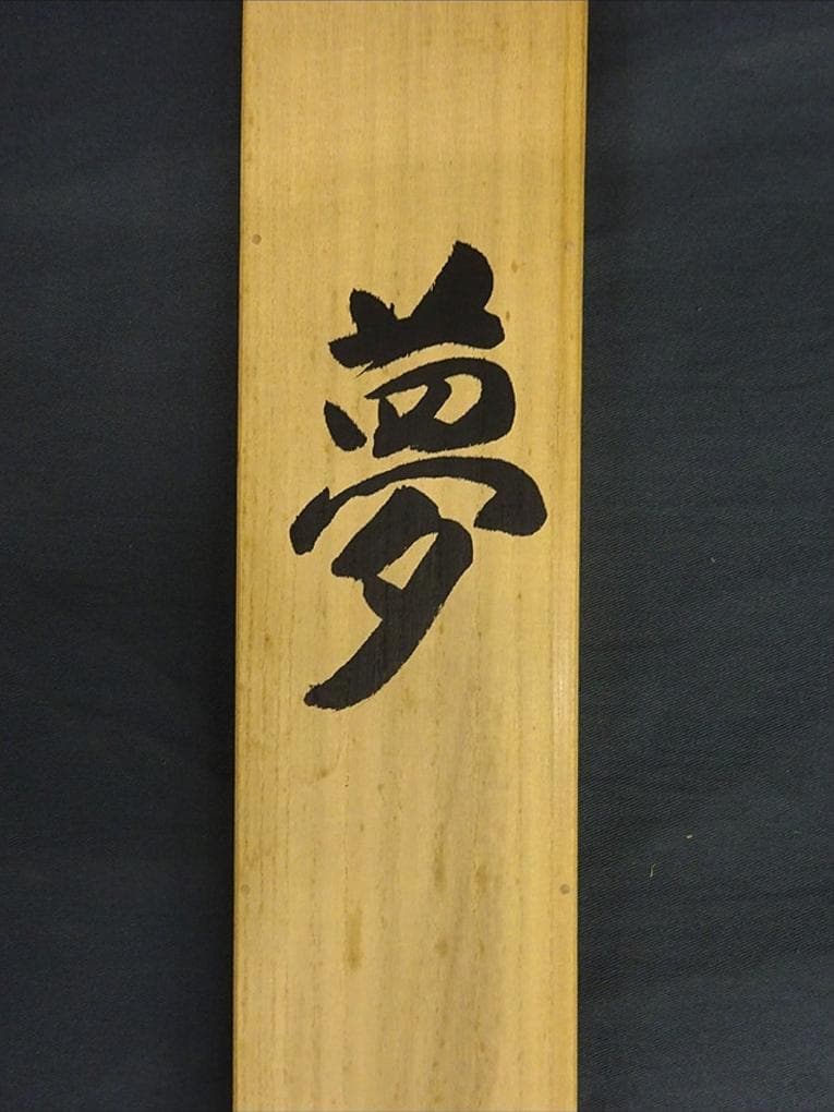 掛軸 来迎寺十九世住持 聞覚了暁『夢』紙本 肉筆 共箱付 掛け軸 p020710