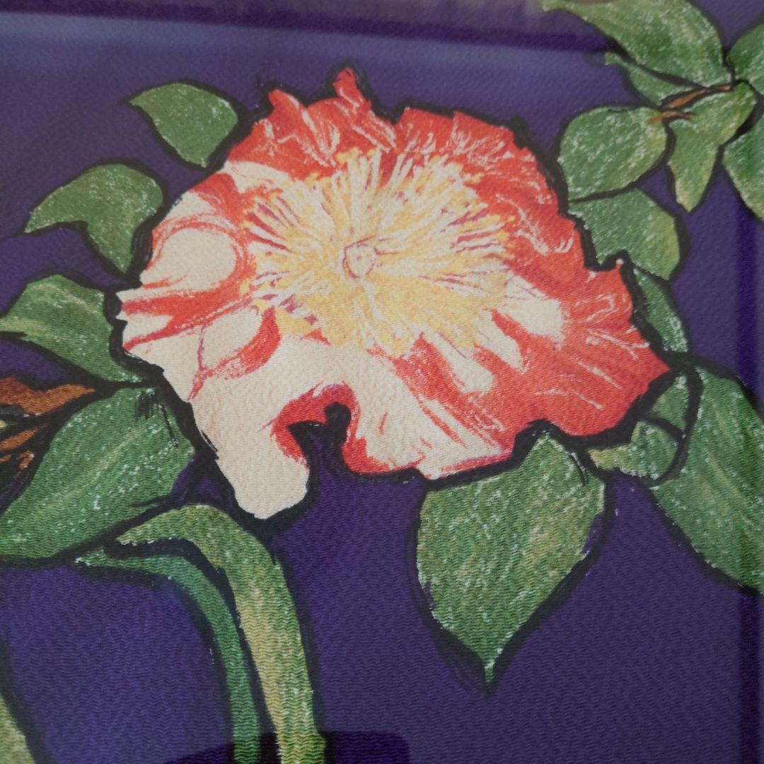 絵画　額装　題名　花椿　作者　林　武