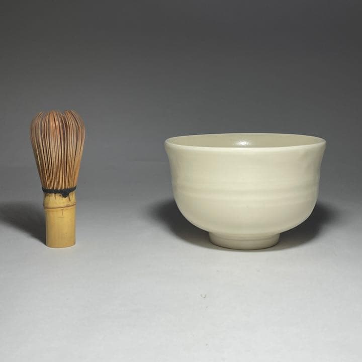 ◆名陶 『篠田義一』作 白磁茶碗 師：近藤悠三 美術年鑑評価110万円 茶道具◆