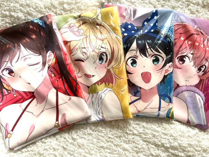 彼女、お借りします　等身大タペストリーセット　新品　千鶴　麻美　瑠夏　墨