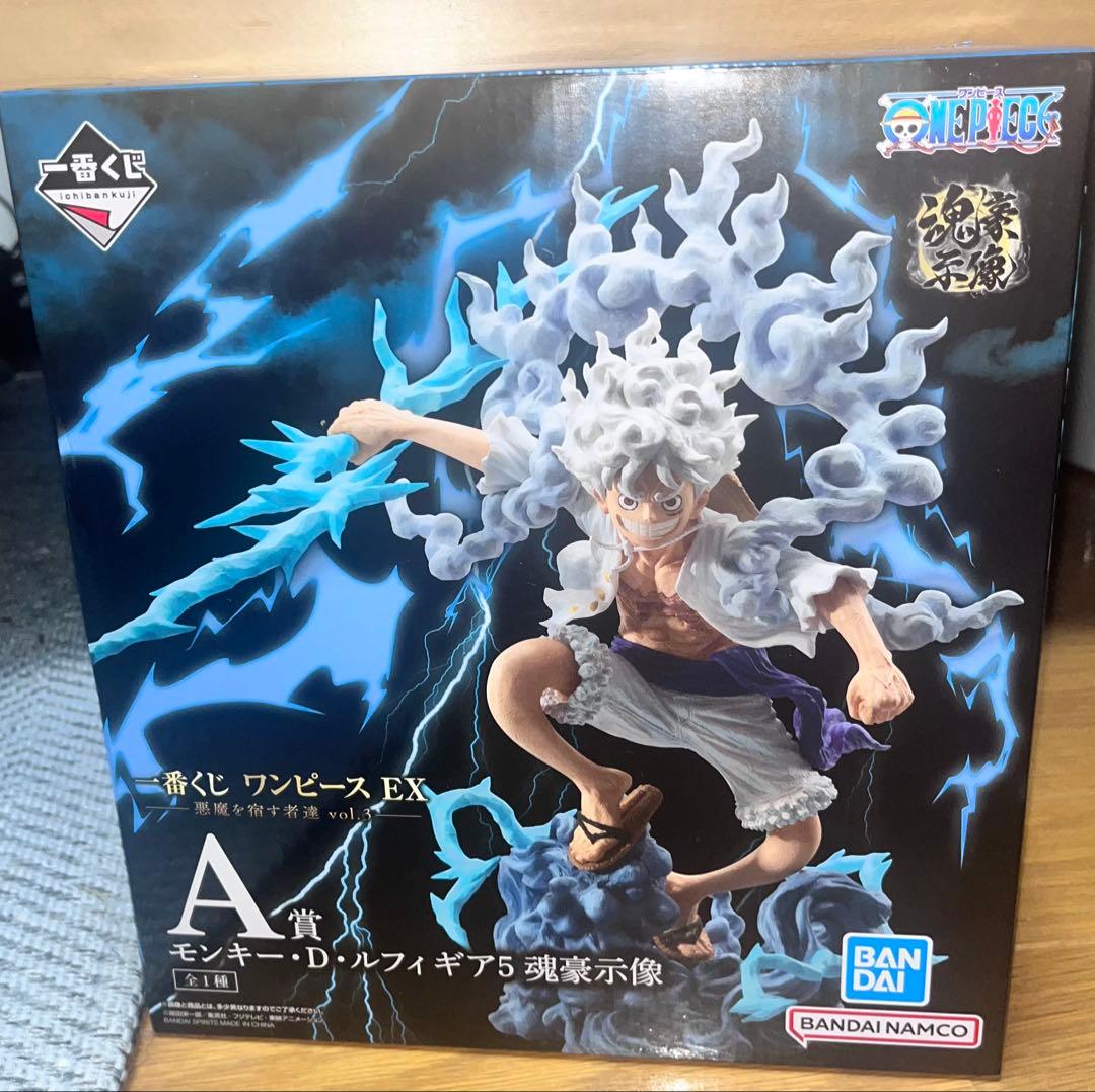 ONE PIECE一番くじEX 魂豪示像A賞　ギア5 モンキーDルフィ