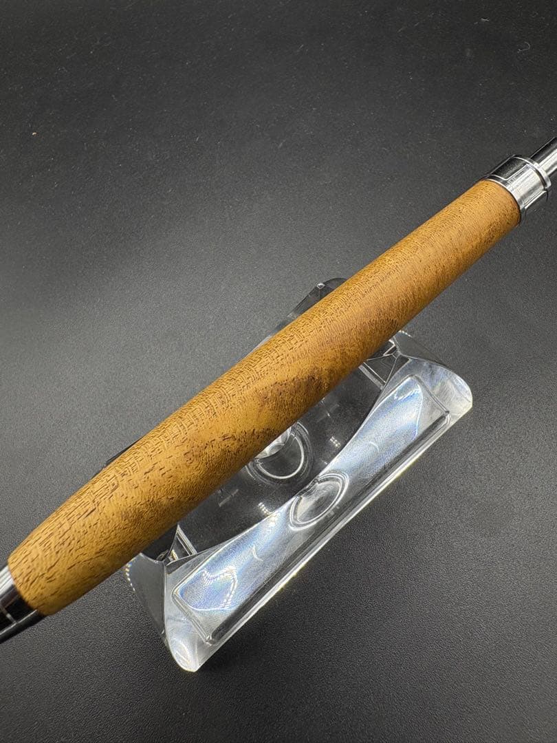 492御蔵島金桑　木軸シャーペン　ボールペン