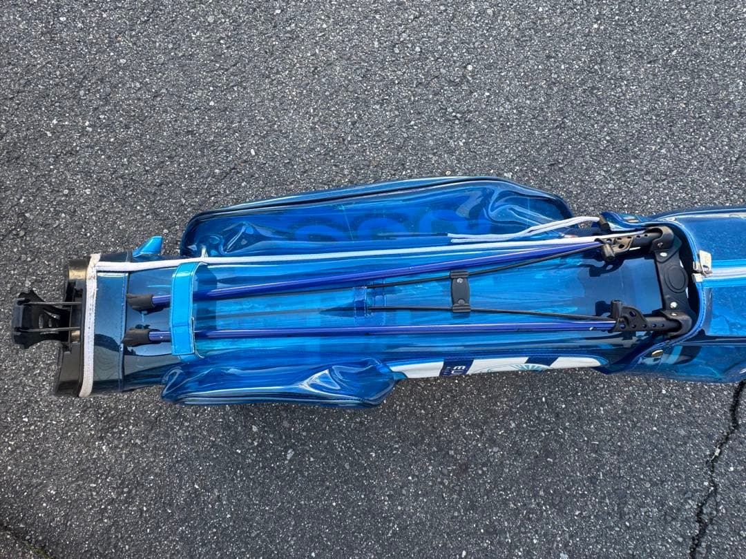 MUTA marine EVEN コラボ　キャディバッグ　クリア　ゴルフバッグ