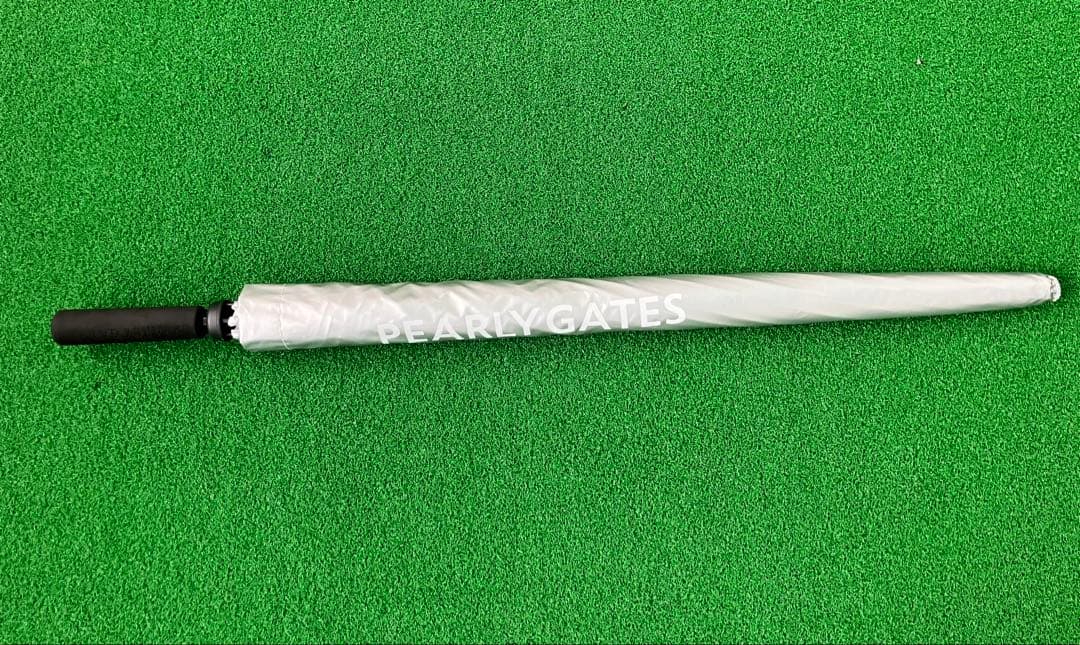 パーリーゲイツ PEARLY GATES ゴルフ用傘 シルバー・ネイビー