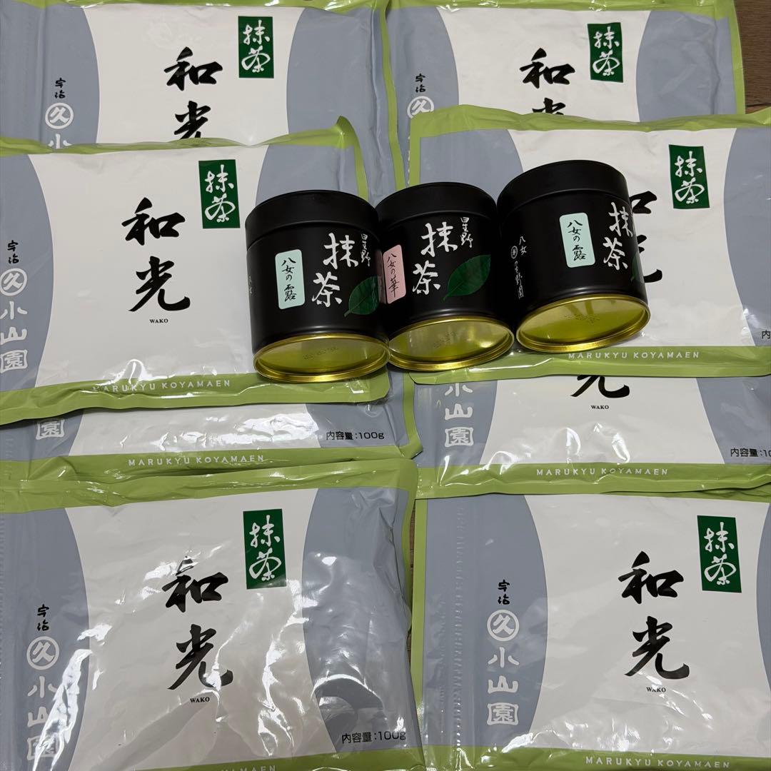 抹茶星野製茶園+丸久小山園セット