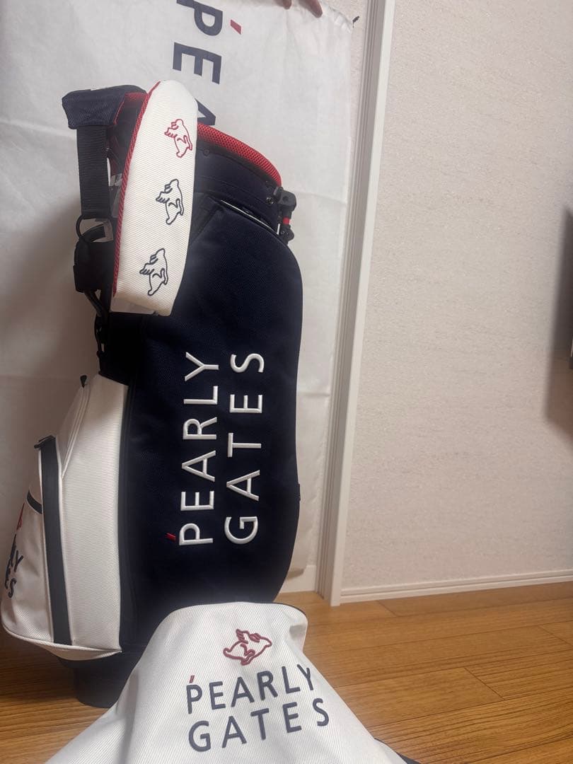 PEARLY GATES キャディバッグ ネイビー
