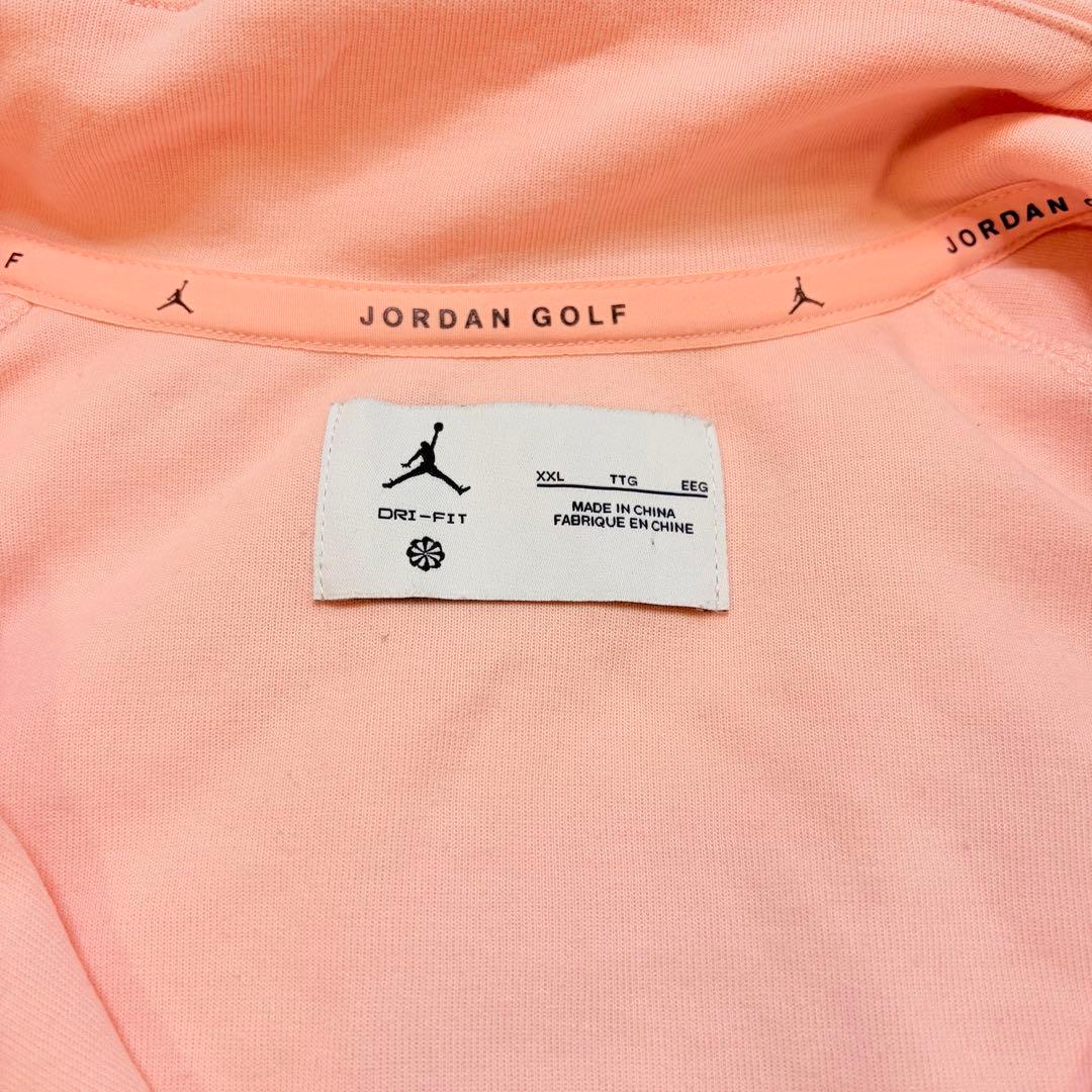 【希少XXL】ジョーダンゴルフ ハーフジップ スウェット ピンク DRI-FIT