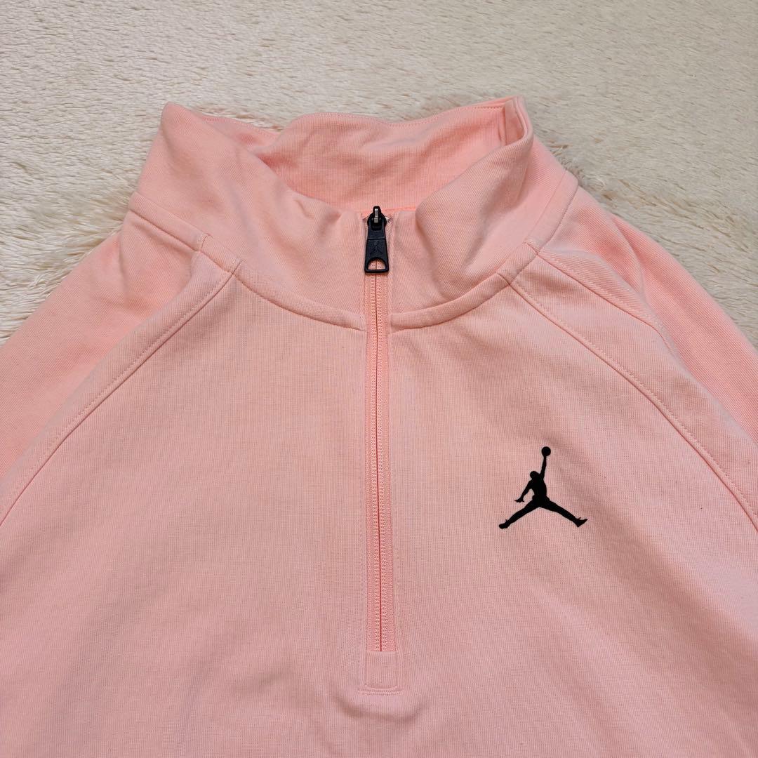 【希少XXL】ジョーダンゴルフ ハーフジップ スウェット ピンク DRI-FIT